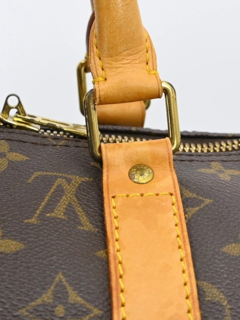 LOUIS VUITTON KEEPALL 50 TRAVEL HANDBAG MONOGRAM - Picture 11 of 16